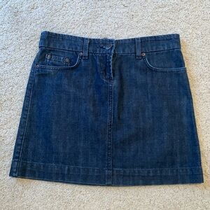 JCrew Jean skirt, dark blue, size 28
